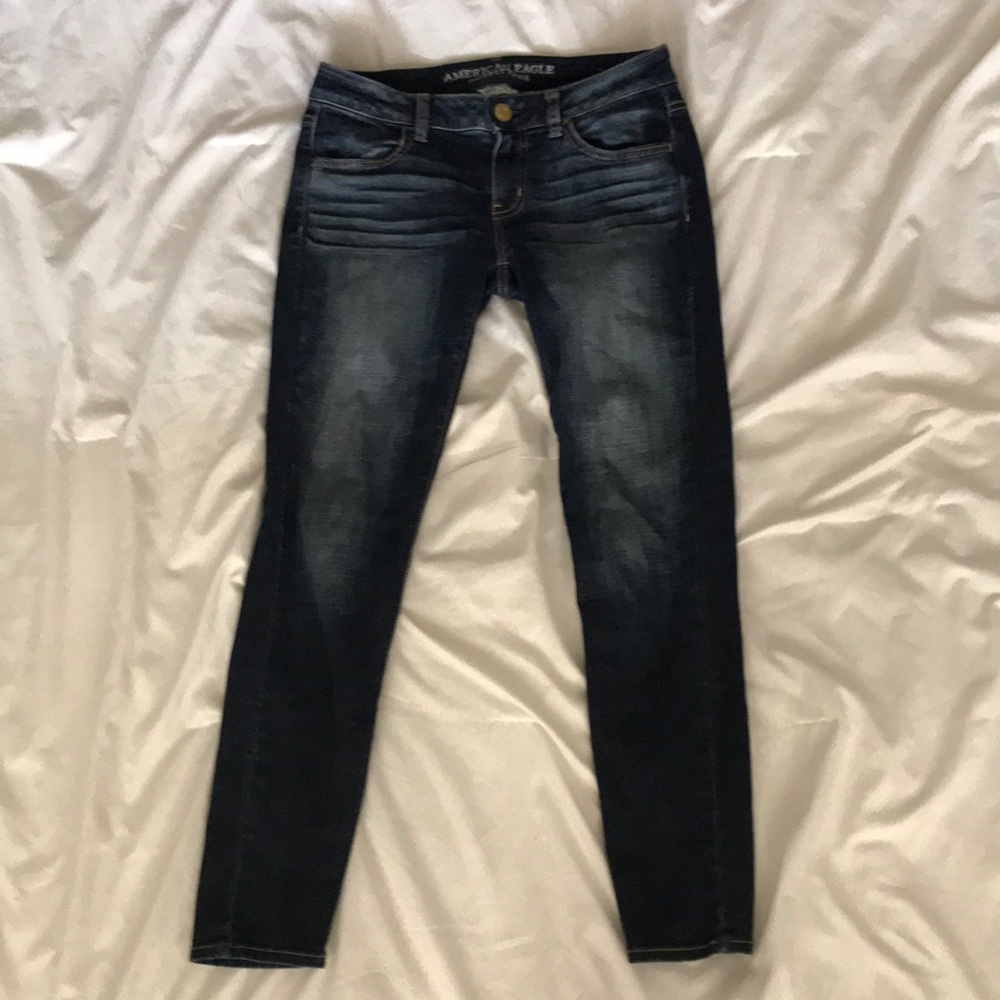 American Eagle size 4short women’s dark jeggings